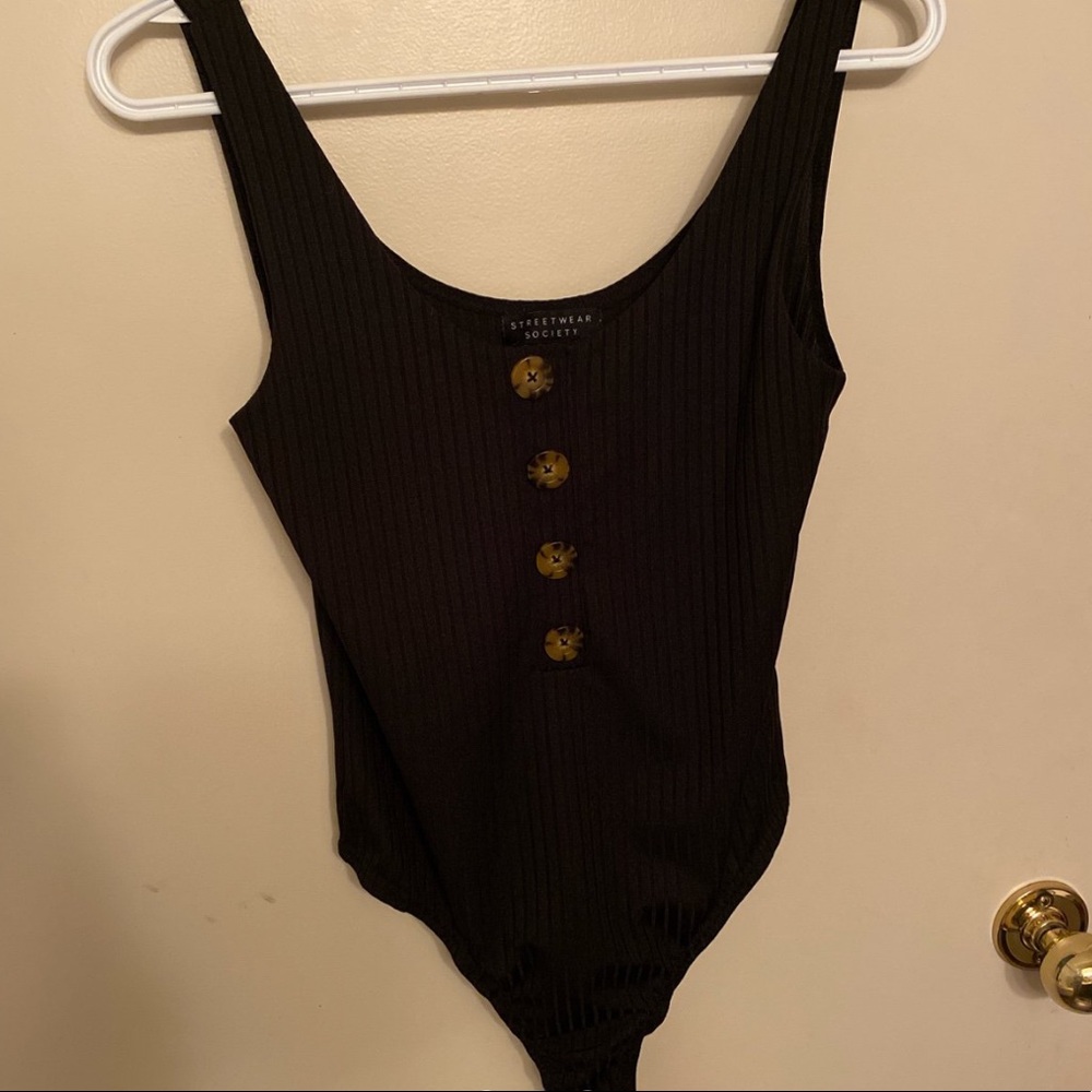 Black Bodysuit w/ buttons